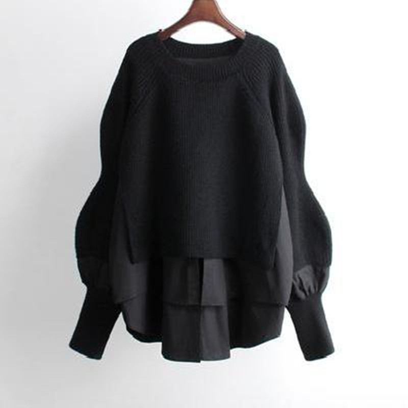 Lazy style loose sweater jacket 2 02
