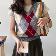 Gray Bear Knit Vest 7