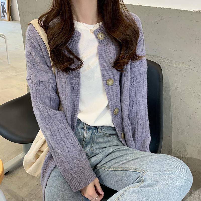 Knitted cardigan jacket 17