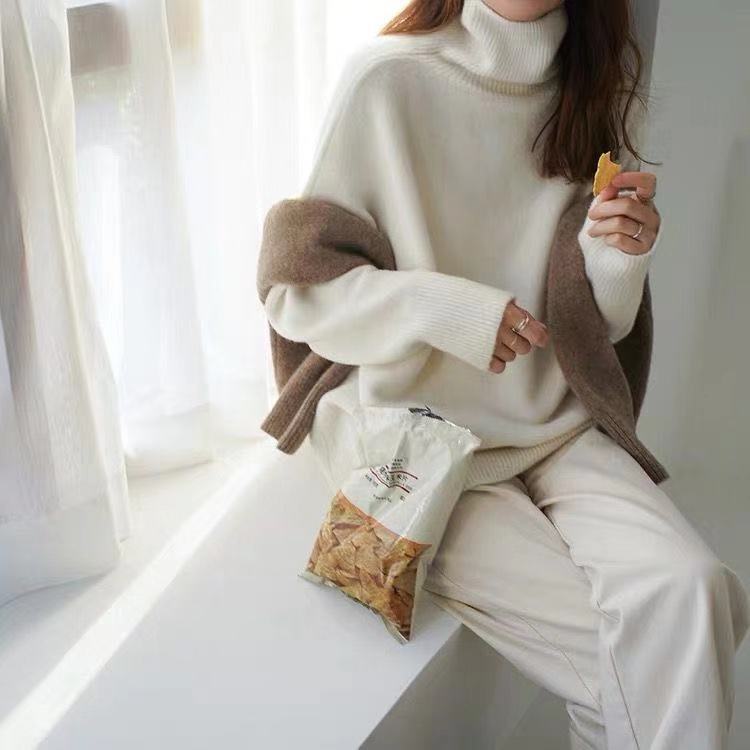 Korean-style sweater for outerwear 12