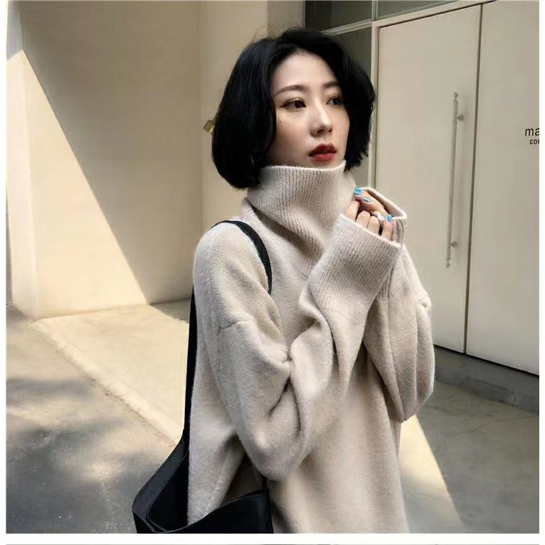 Korean-style sweater for outerwear 12