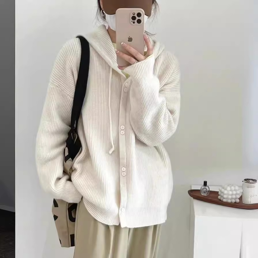 Women's fruit color sweater coat 13 01