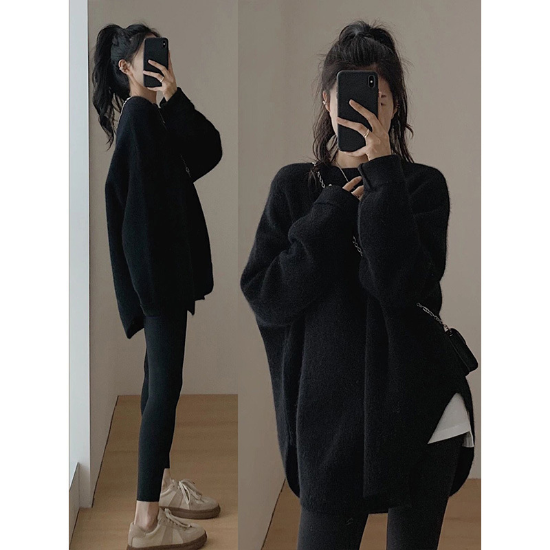 Base knit sweater with top 30