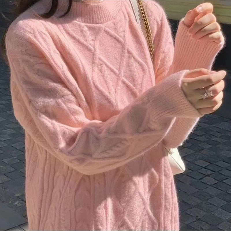 Lazy style pullover sweater 21