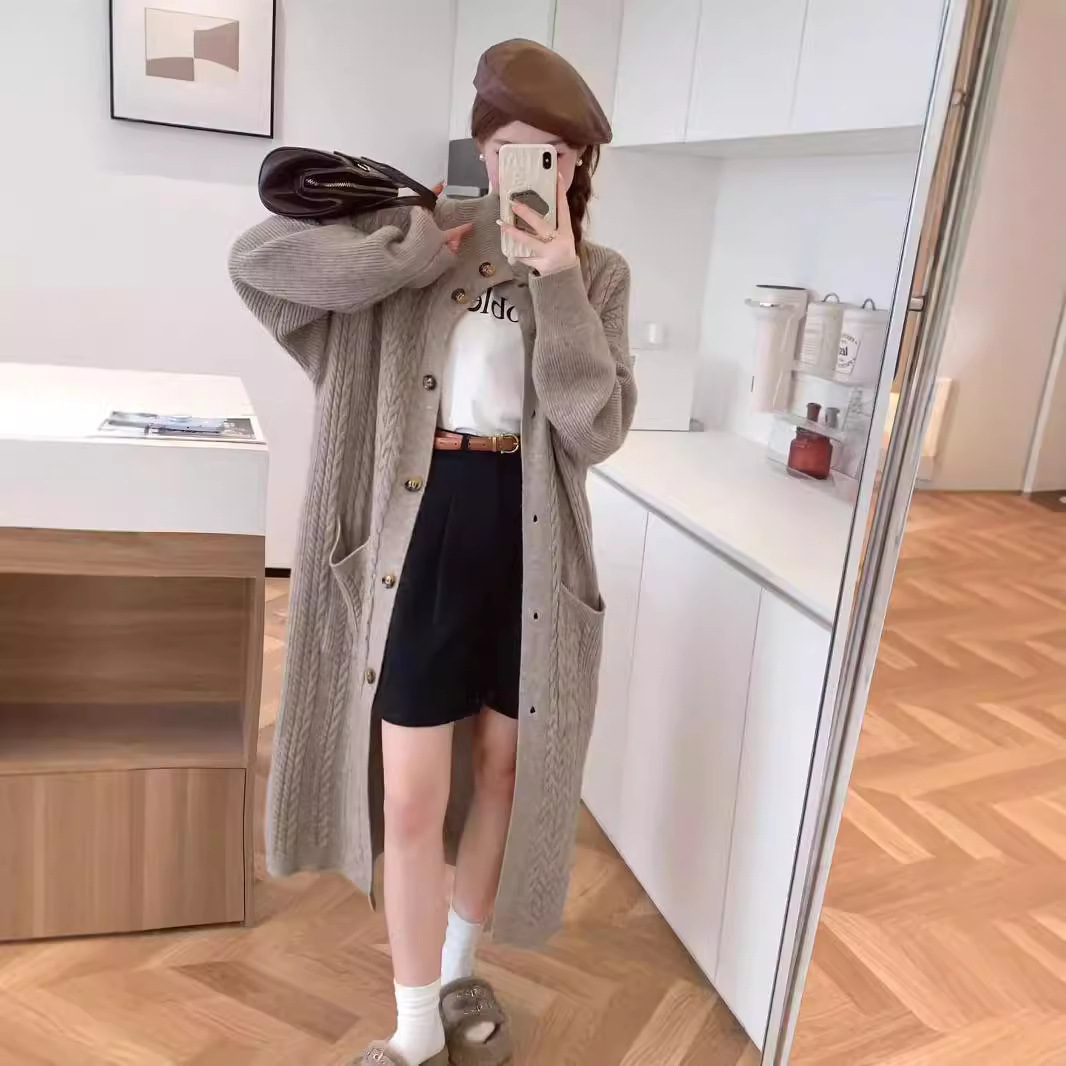 Foreign trade large size sweater coat 60