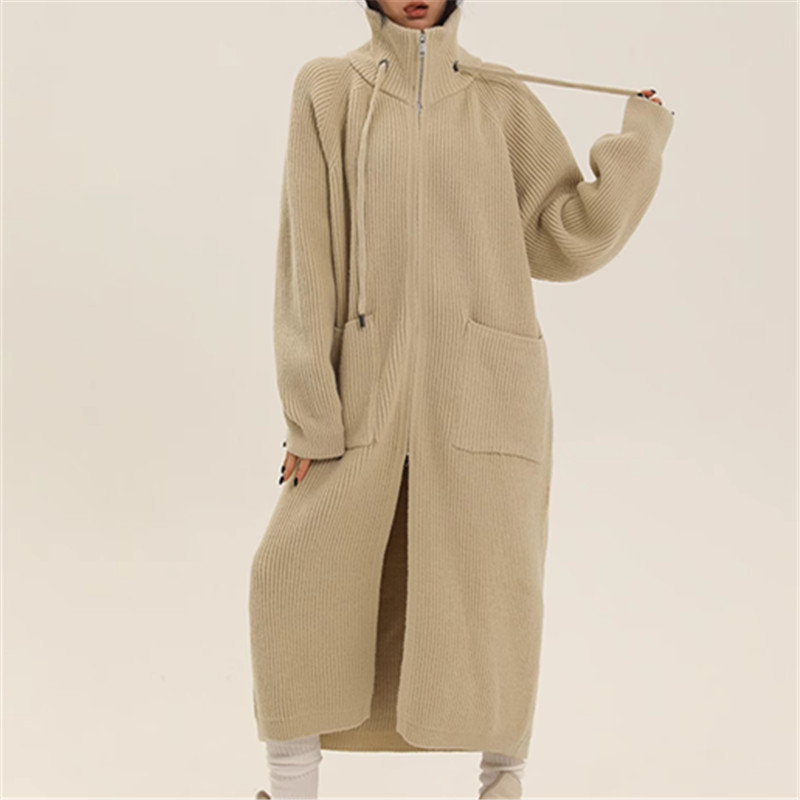 Lazy style knitted coat 38