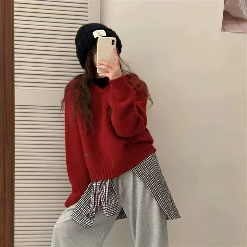 Loose outerwear cropped top 48 02